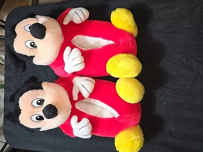 1996 Mickey Mouse Character Slippers • $24.99