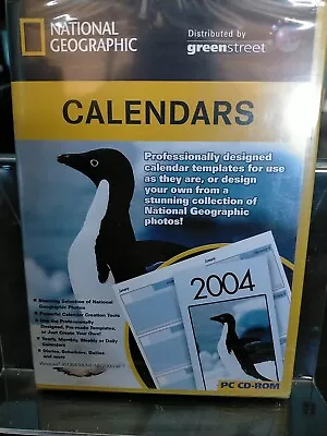 National Geographic Calendars Pc Cd-rom By Green Street (new & Sealed) • £2.20