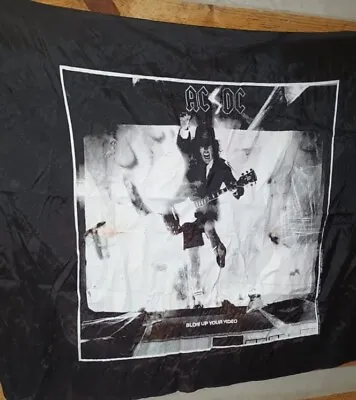 Very Rare-AC/DC Backtracks BANNER HUGE 4X4 Ft Fabric Poster Tapestry Flag. 1988 • £24.34