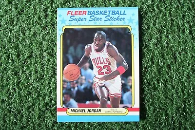 Michael Jordan 1988-89 Fleer Sticker #7  (NM-MT (ST)) • $49.95