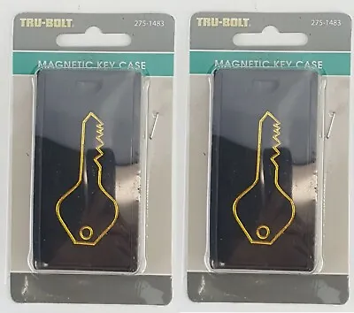 Lot Of 2 - MAGNETIC KEY HOLDER Plastic Hide-A-Key Case With Two Strong Magnets • $6.97