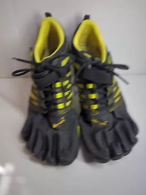 Vibram Five Finger V Train Shoe Men Size EU46  USA11.5-12  UK10.5 Black Yellow • $46