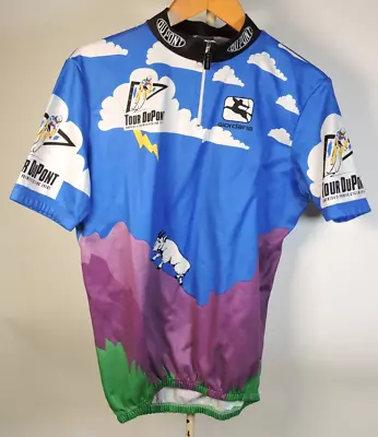 Vintage 1993 Tour DuPont Giordana Cycling Jersey XLarge Italy Goat • $15.12