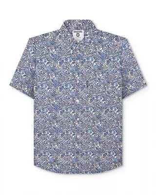 Lambretta Mens Short Sleeved Shirts Paisley Mod Shirts • £20