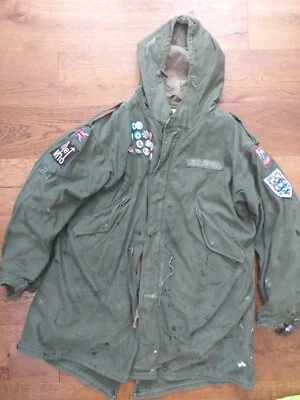 £299 • Buy Vtg M51 Korean War US Army Fishtail Parka Hood Liner Talon Mods Scooter 1951 M/L