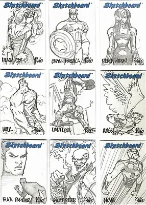 Marvel Creators  Sketchboards  Beige / Off White Version By Skybox  1998 Choose • $4.97