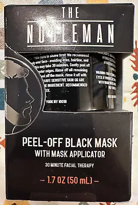 Peel -Off Black Mask With Applicator 30 Min Facial Therapy; By The Nobelman NEW! • $0.99