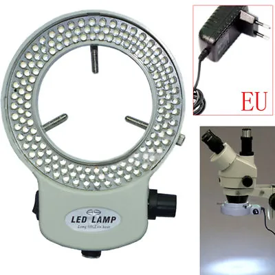 144 LED Adjustable Ring Light Illuminator For Stereo Microscope Part EU Plug • $18.95