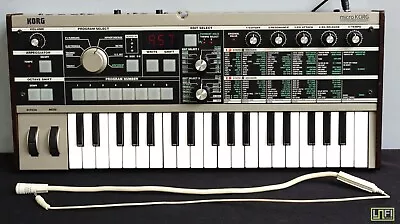 Korg MicroKorg Small Portable Analogue Modelling Synthesiser W/ Condenser Mic • $355.56