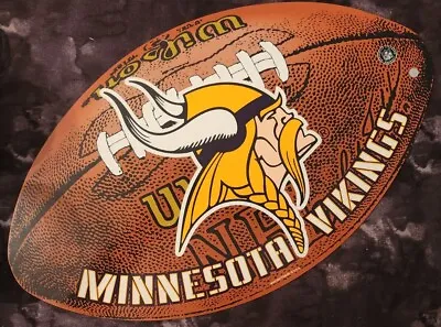 Minnesota Vikings Football Wall Sign NFL Plastic Decor Wincraft • $20