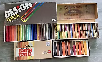 Lot Of (3) Grumbacher Prismacolor Nupastel; Art Soft Pastel Vintage 1997 USA • $22