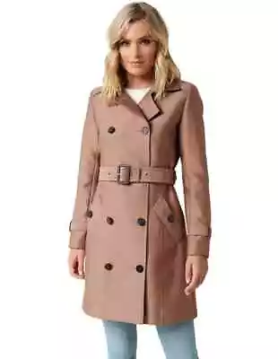 $58 • Buy FOREVER NEW Juniper Structured Trench Coat Size 4