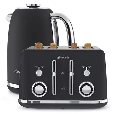 Sunbeam Alinea Kettle & Toaster Pack- Black Canyon • $284.45