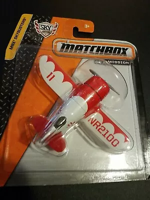 2013 Matchbox Skybusters Red/White 1932 Gee Bee Sportster R1 1:64 Airplane • $20.99