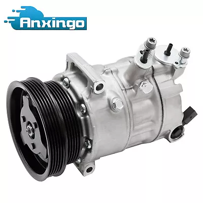 AC Compressor For VW JETTA 2.5L 05-14 Golf 10-14 Passat R32 08 DOUBLE PULLEY • $125.34