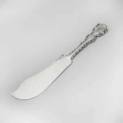 $128 • Buy Louis XV Flat Fish Knife Whiting Sterling Silver Pat 1891 Mono HSG