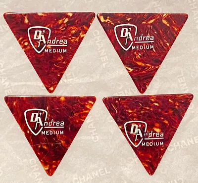 Vintage Guitar Picks -1970’s D’Andrea Triangles -Joe Macey Collection 4 Pick Lot • $15.99