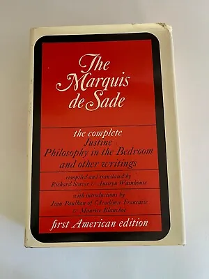 MARQUIS DE SADE Complete Justine Philosophy In The Bedroom Grove Press Erotic • $45