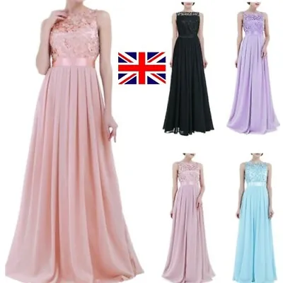 £28.35 • Buy UK-Sexy Women Wedding Maxi Dresses Bridesmaid Long Dress Club Evening Prom Gown 