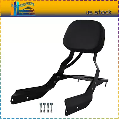 Rack Backrest Sissy Bar W/ Luggage For Honda VTX1300 2003-2006 VTX1800 2002-2008 • $94.99