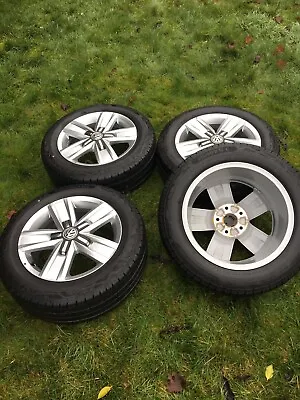 4 X 17  DEVONPORT HIGHLINE VW TRANSPORTER T6 T5 ALLOYS WHEELS CONTI TYRES • $757.77