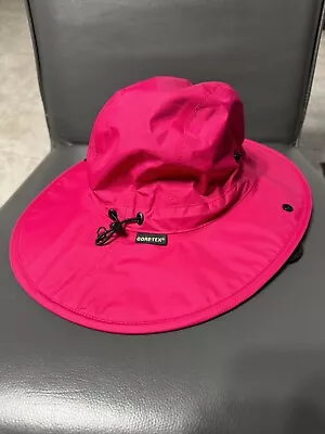 LL Bean Goretex Trail Model Rain Hat NWT Magenta Waterproof Sun Outdoor • $49.95