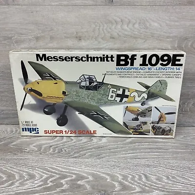 MPC Messerschmitt Bf 109E Model Kit 1:24 2-3507 SEALED • $100