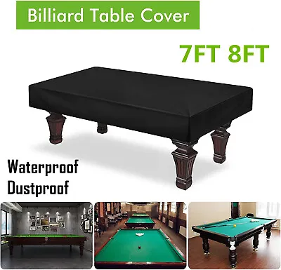 7/8/9ft Outdoor Billiard Table Dust Cover Pool Table Protector Waterproof Cap • $30.89