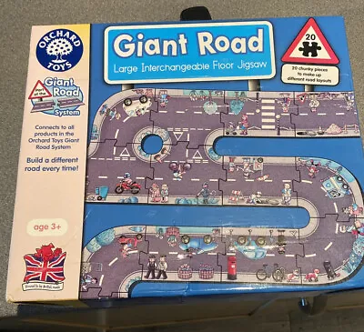 £6.99 • Buy Orchard Toys Giant Road Large Floor Jigsaw Puzzle - 20 Piece