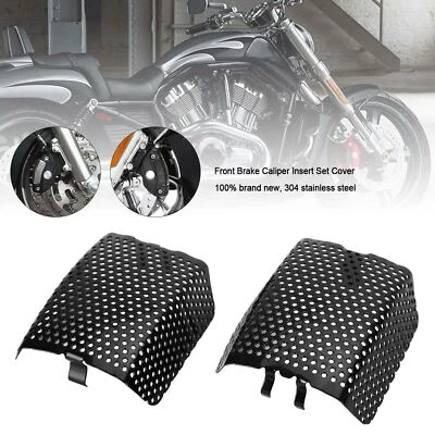 $18.89 • Buy Front Brake Caliper Insert Set Cover For Touring V-Rod Street Glide 42054-05 BLK