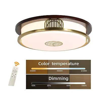 Modern Chandelier Dimmable LED Flush Mount Ceiling Light Fixture Remote Control • $50.35