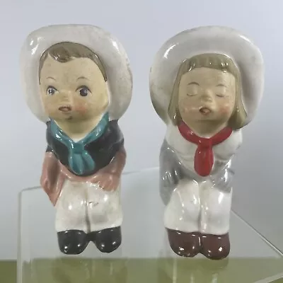 Vintage Kissing Cowboy/Cowgirl Salt & Pepper Japan Western  • $18.99