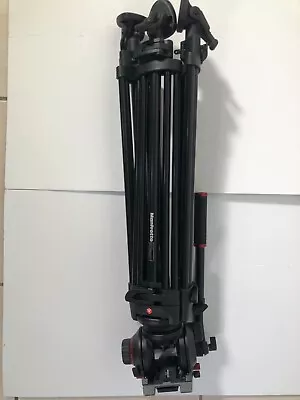 USED (2) - Manfrotto MVH502A Fluid Head And 546B Tripod System • $500