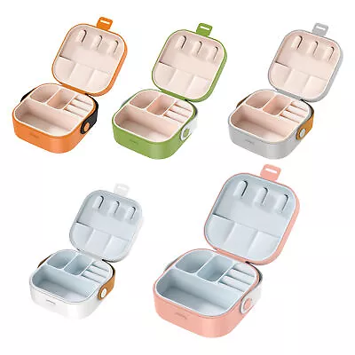 Travel Jewelry Case Mini Portable Box Organizer For Rings Earrings Bracelet • $12.23