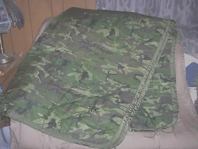 Genuine Military Poncho Liner Woobie Poncho Liner Camo Blanket Army Camo Woobie • $47.45