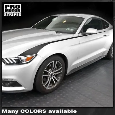 Ford Mustang 2015-2023 Javelin Side Accent Stripes Decals (Choose Color) • $47.60