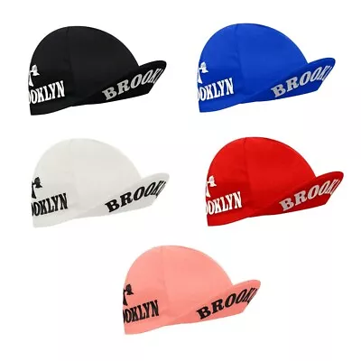 $11.27 • Buy Brooklyn Retro Vintage Cycling Team Made Italy Summer Under Helmet Bike Hat Cap