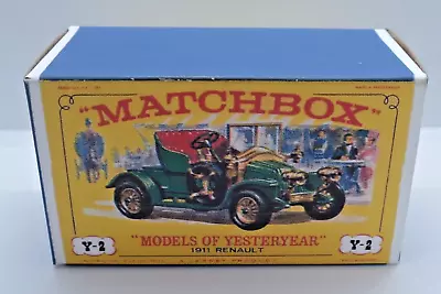 Matchbox M.o.y. Y-2 1911 Renault Replacement Display/storage Box Only • £4.49