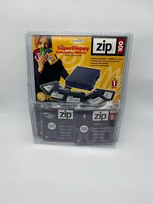 Iomega Zip 100mb Disk Lot (8) IBM Compatible In The Original Packaging • $19.95