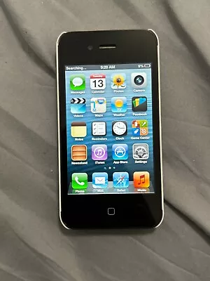 (iOS 6) (RARE) Apple IPhone 4s - 8 GB - Black (Unlocked) • $50