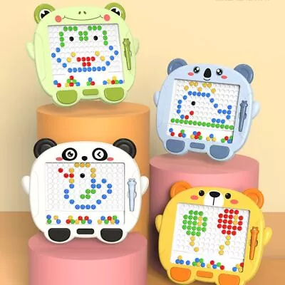 £15.67 • Buy Kids With Beads Magnetic Drawing Board Magnetic Pen Pad Early Learning Drawing