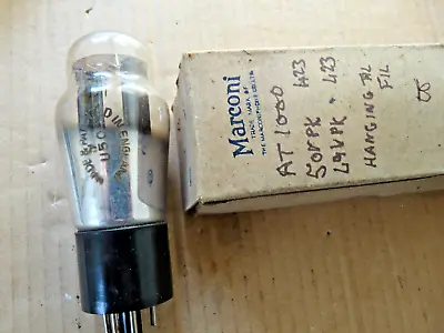 Marconi U50  Hanging Filament Black Plate  B NOS Valve Tube AT1000 Tester  JAN22 • £70