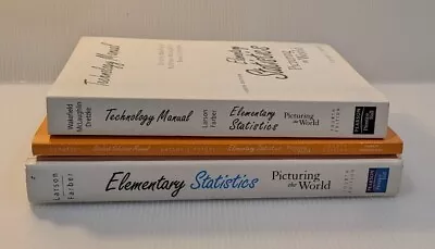 Elementary Statistics: Picturing The World (4th Edition) By Larson Farber Bundle • $29.99