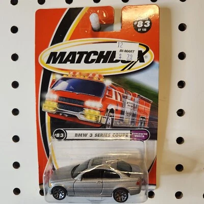 $6.95 • Buy 2000 Matchbox 83-100 Serie BMW 3 Series Coupe World Wide Wheels Silver Vintage