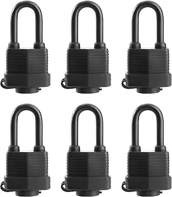 Waterproof Padlocks Keyed Alike For Outdoor Use Heavy Duty Pack Of 6 • $42