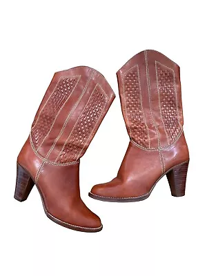 Vintage 80s Nine West Janis Cowboy Boots Western Women’s 6.5 • $67.36