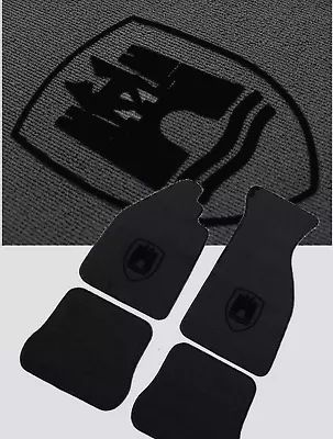 Black Loop Floor Mats Set Volkswagen Beetle Käfer Sedan Limousine Wolfsburg • $99