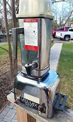 Working Vintage VITAMIX 3600 Stainless Steel BLENDER Action Dome And Tamper • $67.99