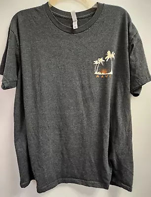 Maui Hawaii - 2-Sided Gray Short Sleeve T Shirt - Zuni - Men's XL • $14.39