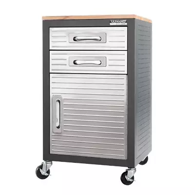 Seville Classics UltraHD 2-Drawer Rolling Storage Cabinet - GRAPHITE • $186.84